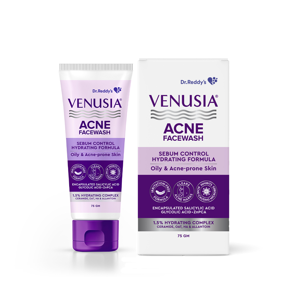 Venusia Acne Face Wash | Oil Control & Acne Care Cleanser | 75 g
