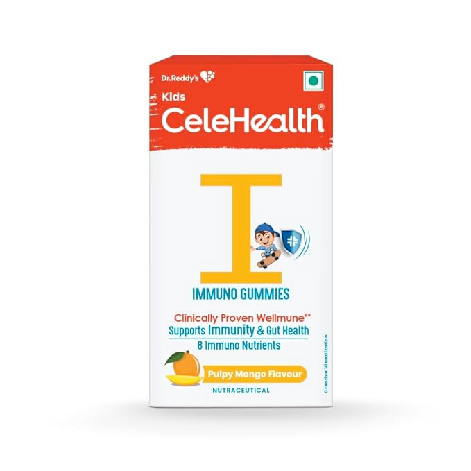 CeleHealth Kidz-Pulpy Mango Gummies 30’s