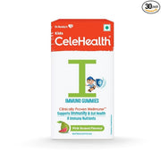Dr. Reddy's Kids CeleHealth I Immunity Gummies with clinically proven wellmune, Vitamin C & Zinc for Kids (4-12 Years) | Pink Guava Flavour | 30 Gummies - Pack of 1