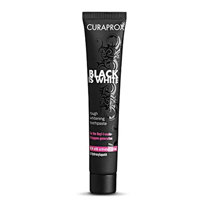 Curaprox Black Is White Set | Whitening Toothpaste & Ultra Soft Toothbrush