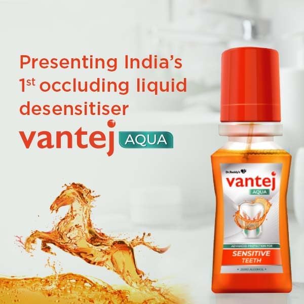 Vantej Toothpaste For Sensitive Teeth 50G  Aqua Advanced Protection Mouthwash For Rapid Sensitivity Pain Relief In 3 Days 100 ml