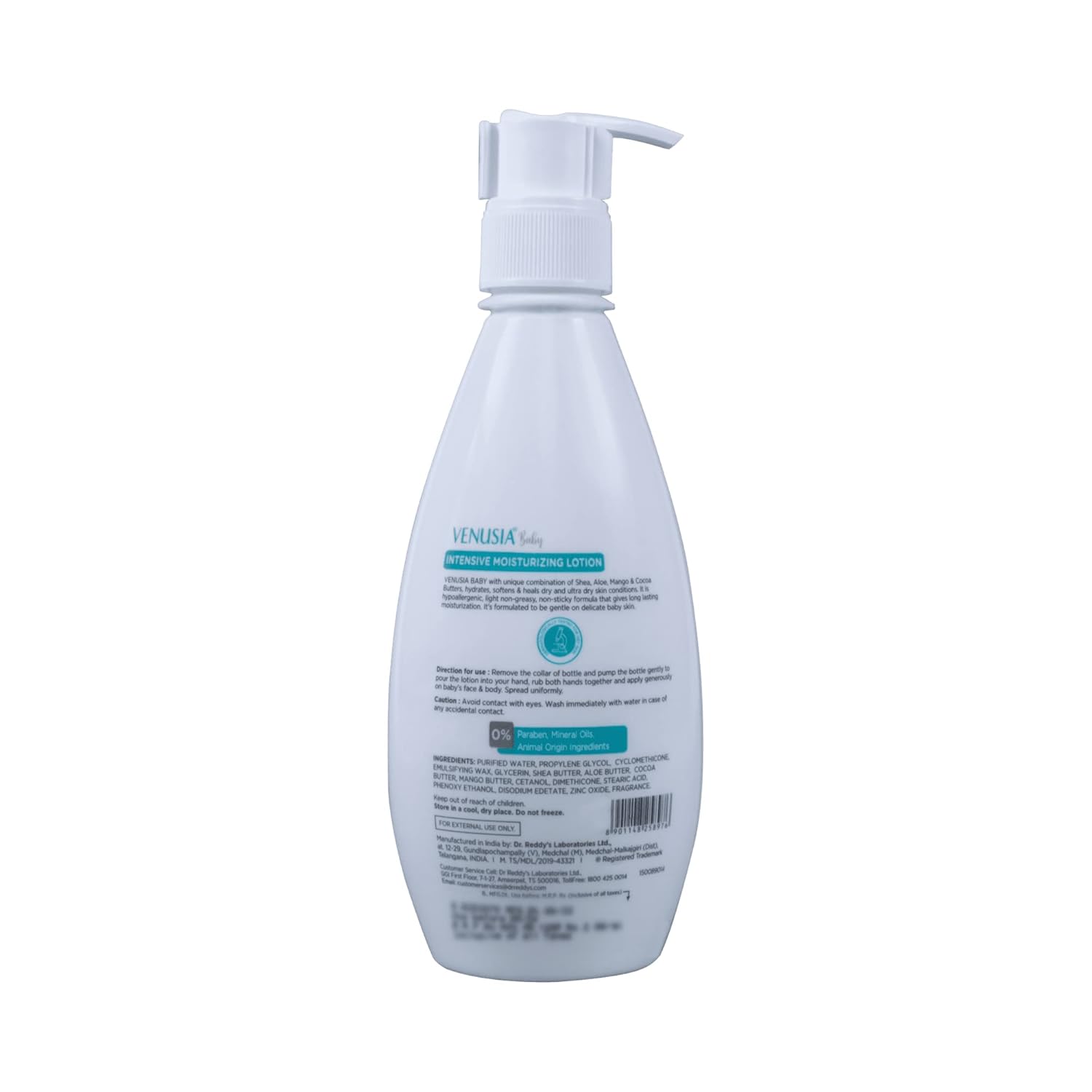 Dr Reddys Venusia Baby Intensive Moisturizing Lotion  For Dry and Ultra dry Skin  Contains Cocoa Aloe Mango & Shea Butters  300 gm and Venusia Max Intensive Moisturizing Lotion For Everyday Use 500 g
