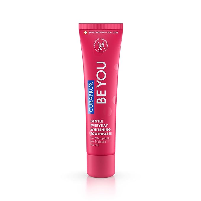 Curaprox Be You Toothpaste Red | Gentle Everyday Whitening | 60 ml