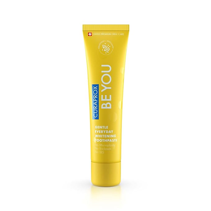 Curaprox Be You Toothpaste Yellow | Gentle Everyday Whitening | 60 ml