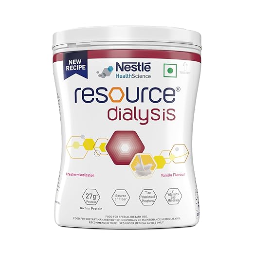 RESOURCE Dialysis Food For Dietary Management Vanilla Flavour 400g Pet Jar