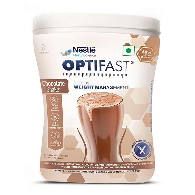 OPTIFAST Weight Management ShakeChocolate FlavourLow Gi FormulaScientifically Designed Weight Loss DietMeal Replacement Shake For Weight Loss400g Pet Jar