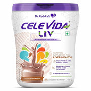 Dr.Reddys Celevida Liv | Nutrition Drink for liver health | Chocolate Flavour- 390g