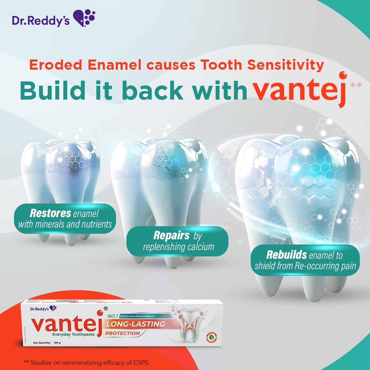 Vantej Toothpaste For Sensitive Teeth 100G  Aqua Advanced Protection Mouthwash For Rapid Sensitivity Pain Relief In 3 Days 100 ml