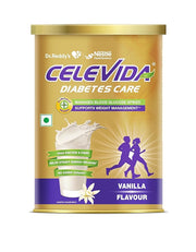 Celevida Protein Powder Drink for Diabetes Management by Dr. ReddyS | Vanilla Flavour | No Added sugar | Plant based | For Sugar control  Weight Management & Immunity Support | 400gm Tin Pack