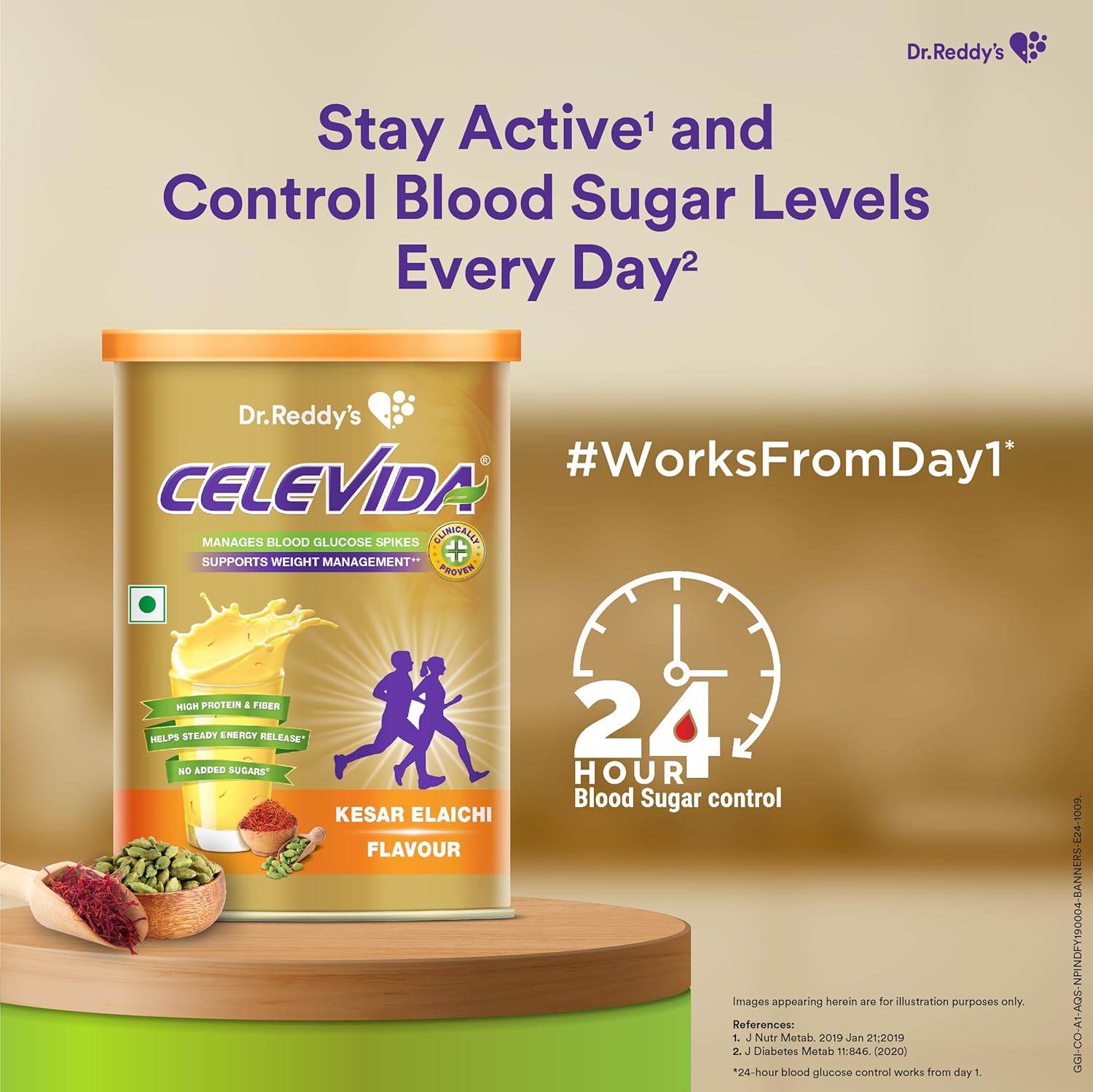 Celevida - Kesar Elaichi Flavor 400 g (Metal Tin)