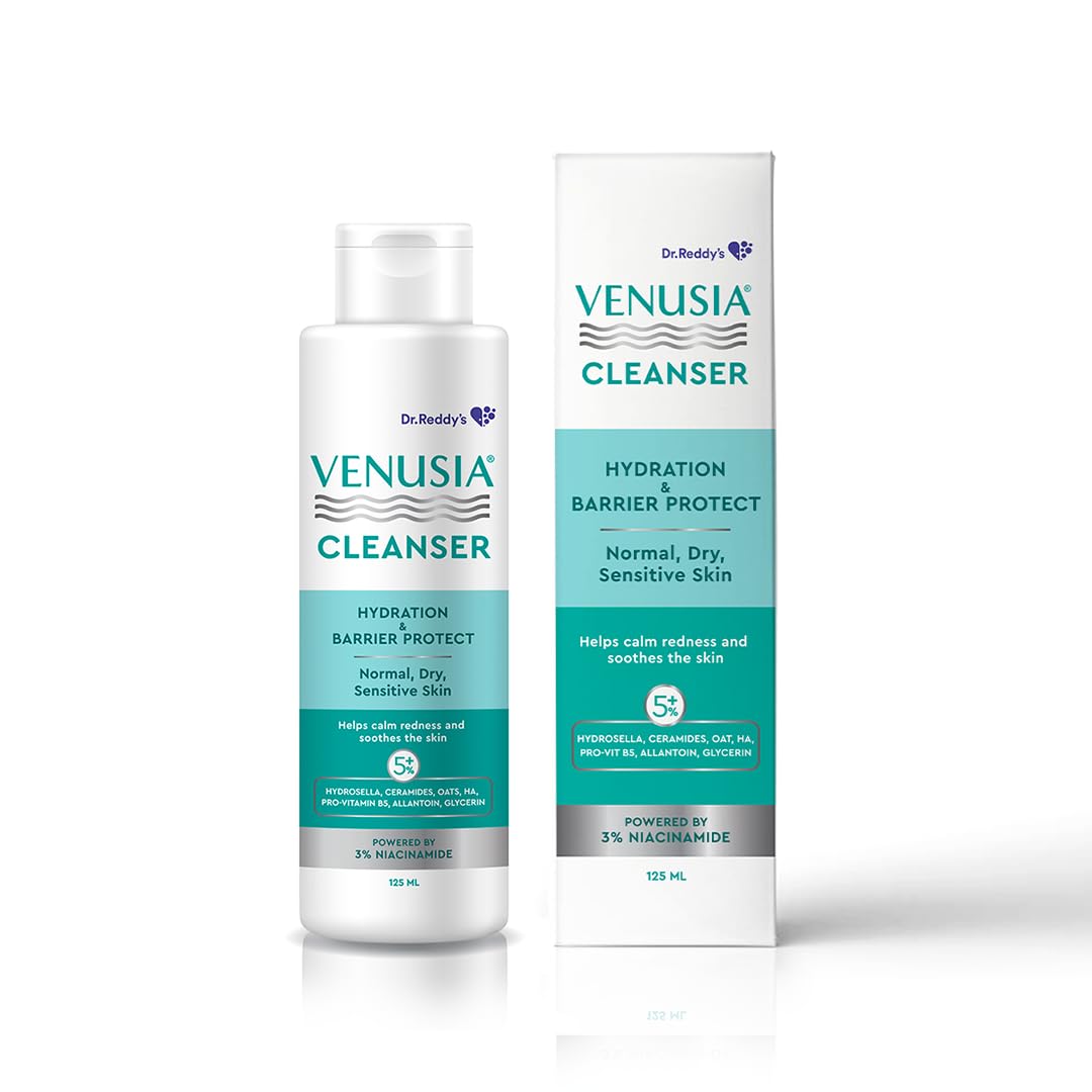 Venusia Cleanser | Gentle Daily Cleansing for Dry & Sensitive Skin | 125 ml