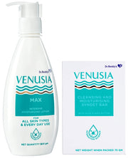 VENUSIA Dr. Reddy's Max Intensive Moisturizing Lotion, 300g & Moisturizing Bathing Bar, Syndet Bar, 75g For All Skin Types, Repairs Dry, Soft & Smooth, Moisturized & Hydrated Skin (Combo)
