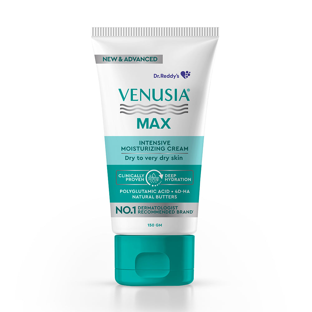 Venusia Max Cream | Intensive Moisturisation for Dry Skin | 150 g