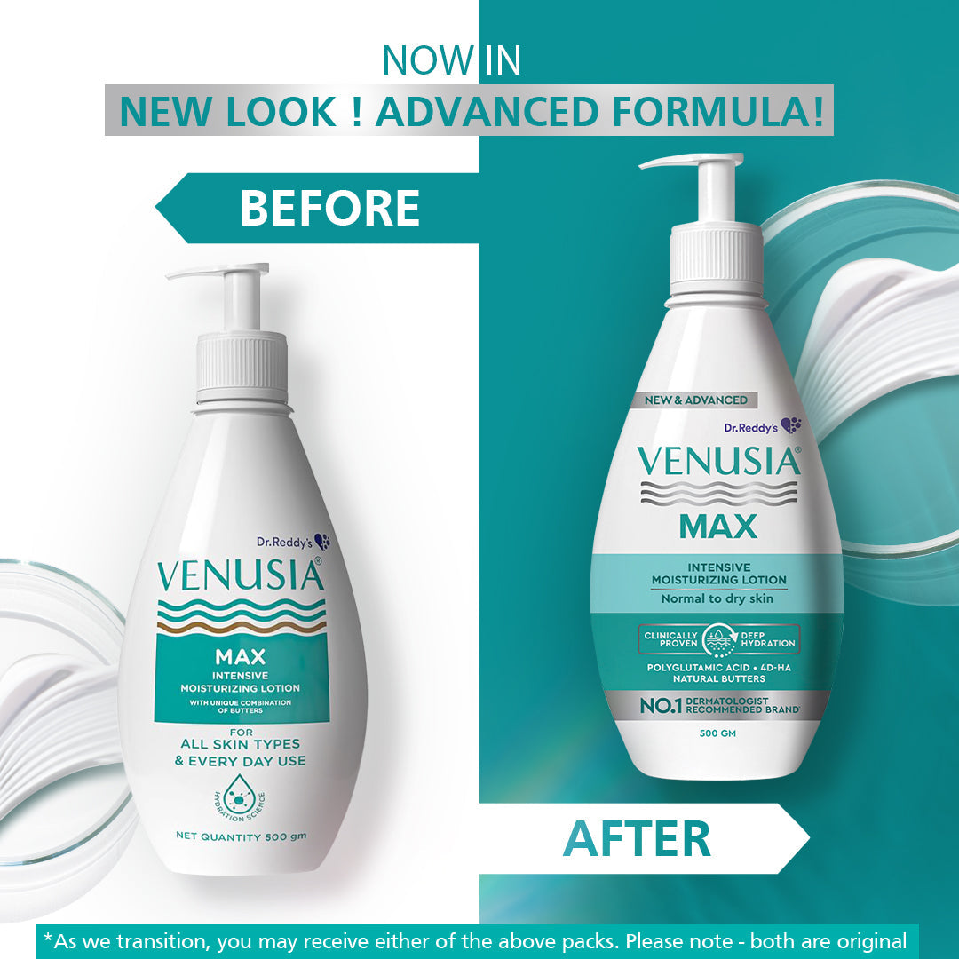 Venusia Max Intensive Moisturising Lotion | Long-Lasting Hydration | 500 g